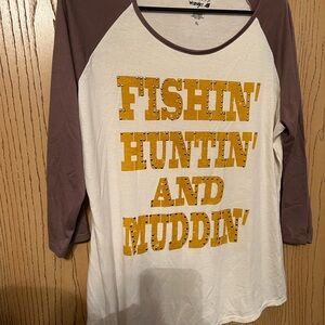 Wrangler Brown and White Graphic Tee